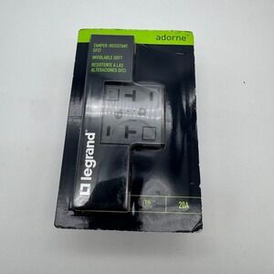 Legrand Adorne Tamper Resistant GFCI Outlet Inviolable DDFT 20A AGFTR2202G4